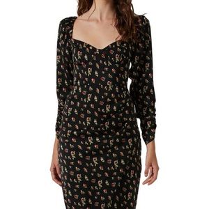 ASTR floral midi dress